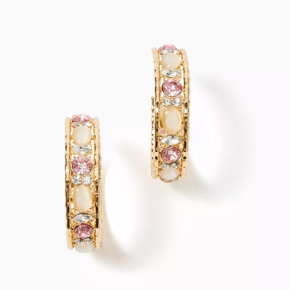 Lilly Pulitzer Jewelry - Lilly Pulitzer Via Parigi Hoop Earrings